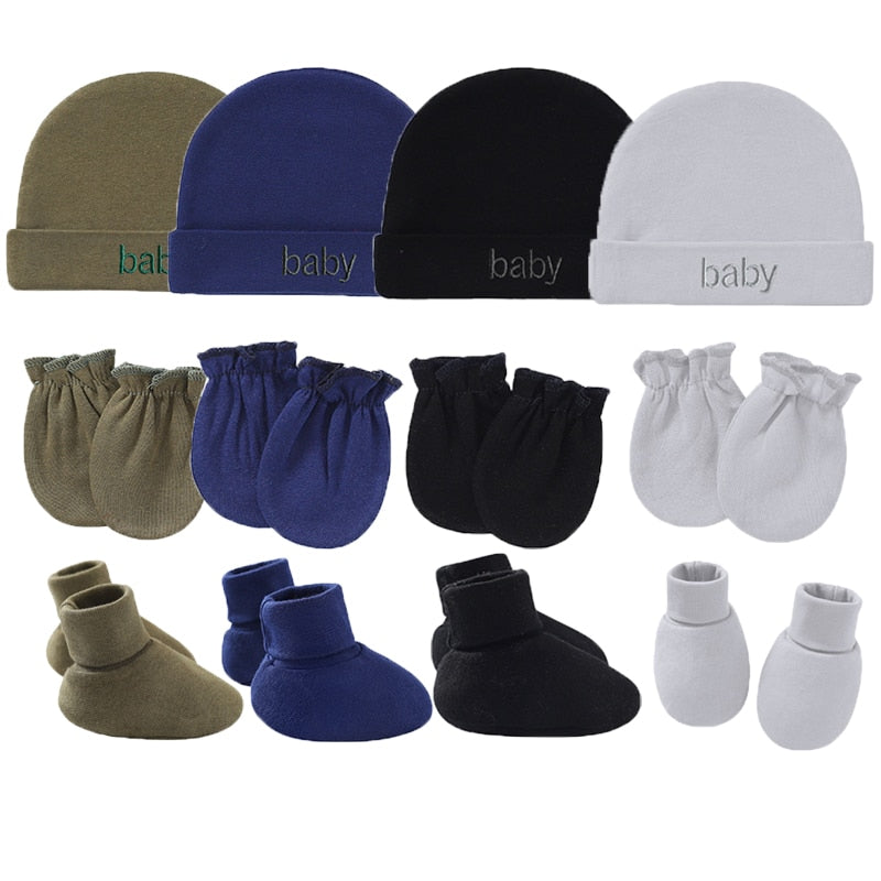 Conjunto de Gorro + Luvas + Meias (15 peças)