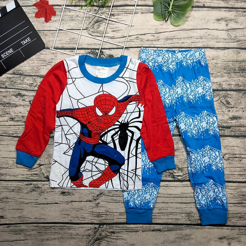 Conjunto Fantasias de Super Heróis Manga Longa - 2 a 7 anos