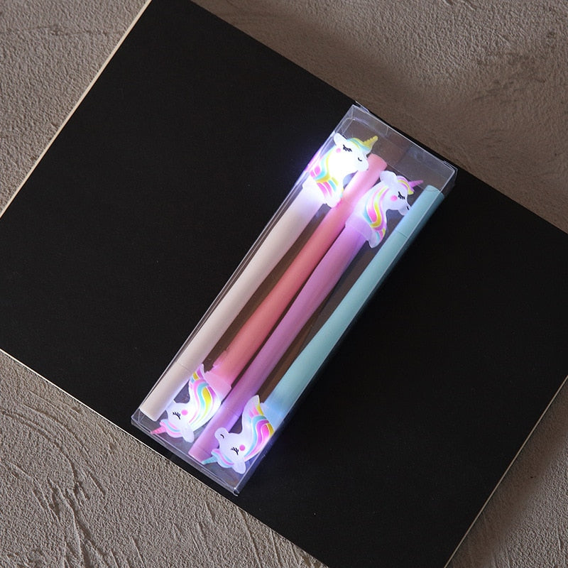 Kit de Canetas Luminosas em Gel