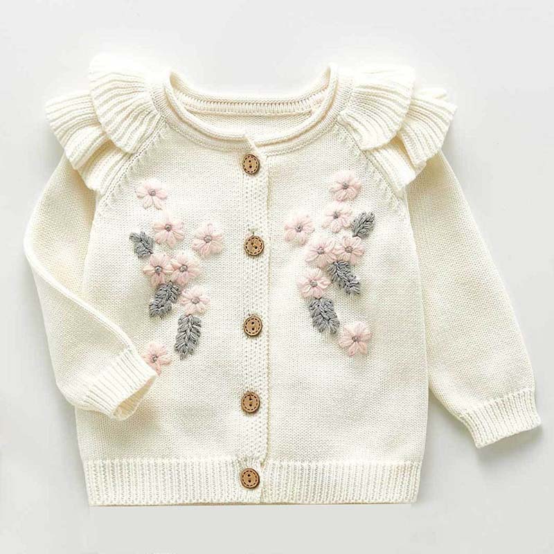 Blusa Feminina de Frio para Bebê de 3 Meses a 3 Anos