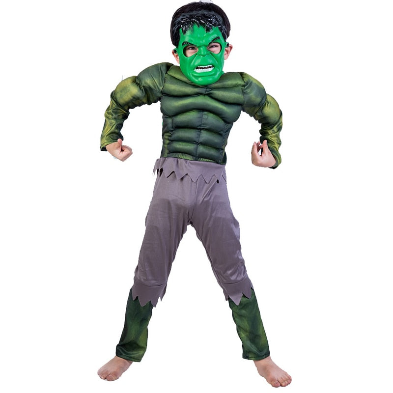 Fantasia super herói Hulk - 95 a 135 cm