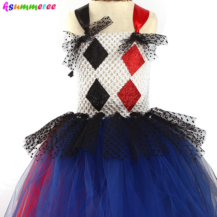 Fantasia Vestido de Tutu Colorido 2 ao 12 Anos