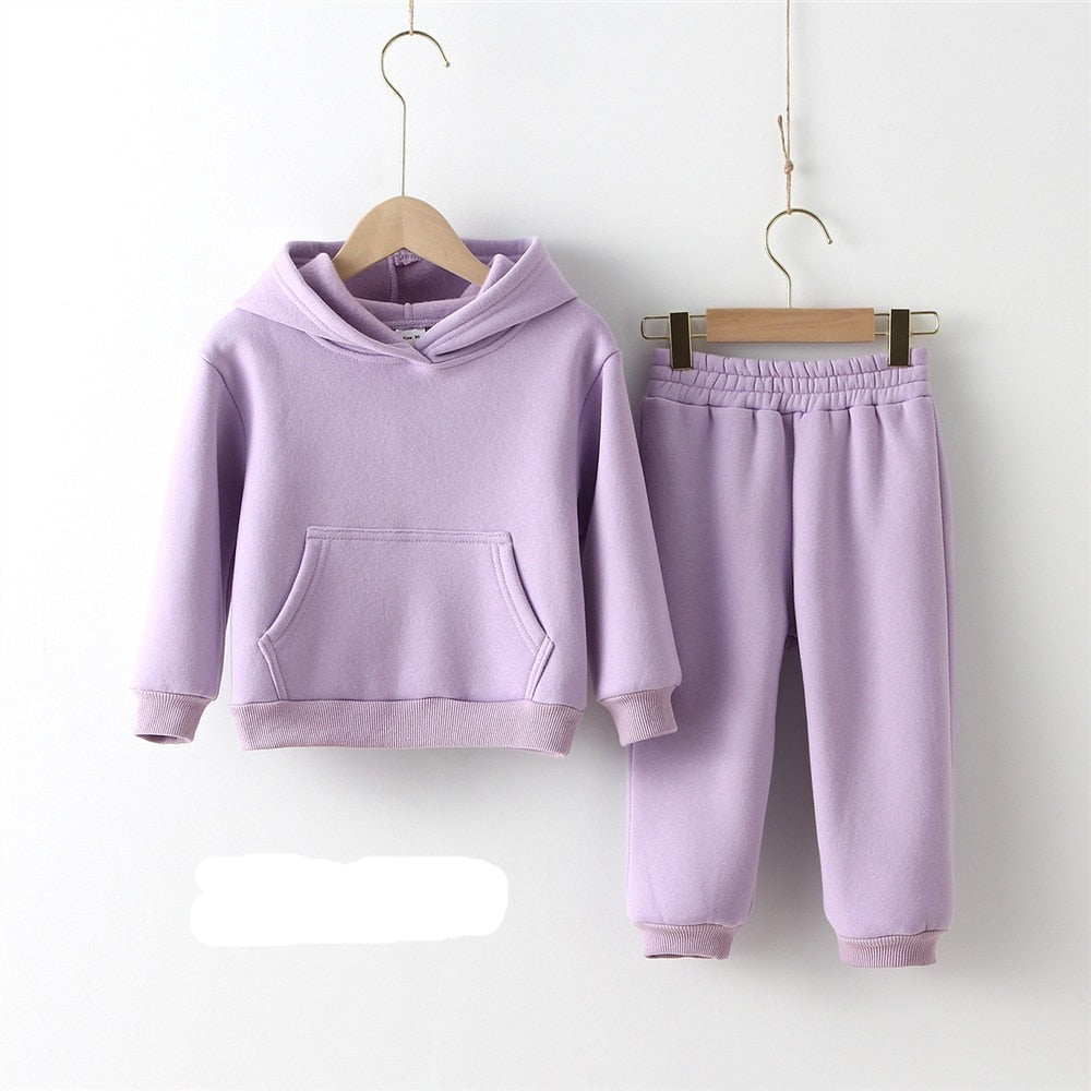 Conjunto Moletom e Calça para crianças - 1 a 8 anos