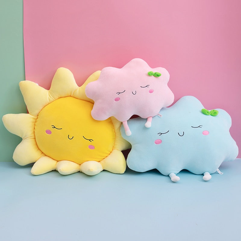 Sol & Nuvens de Pelúcia - 35 a 70 cm