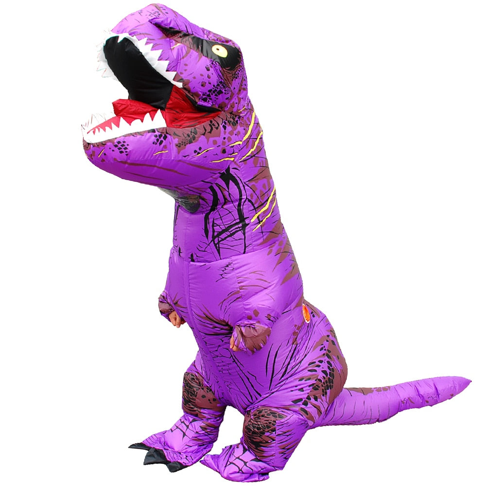 Fantasia de Dinossauro inflável corpo inteiro - infantil e adulto