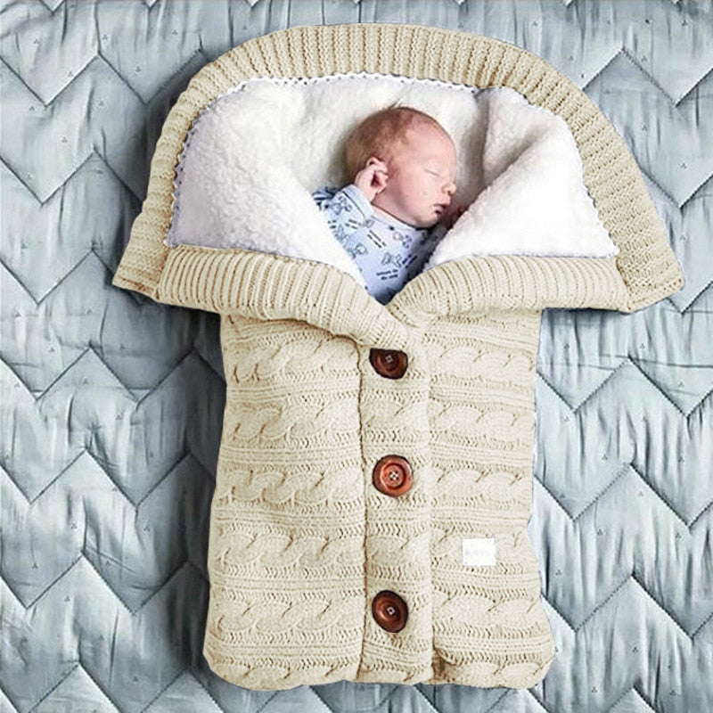 Sacos De Dormir Em Lã Para Bebês Até 6 Meses
