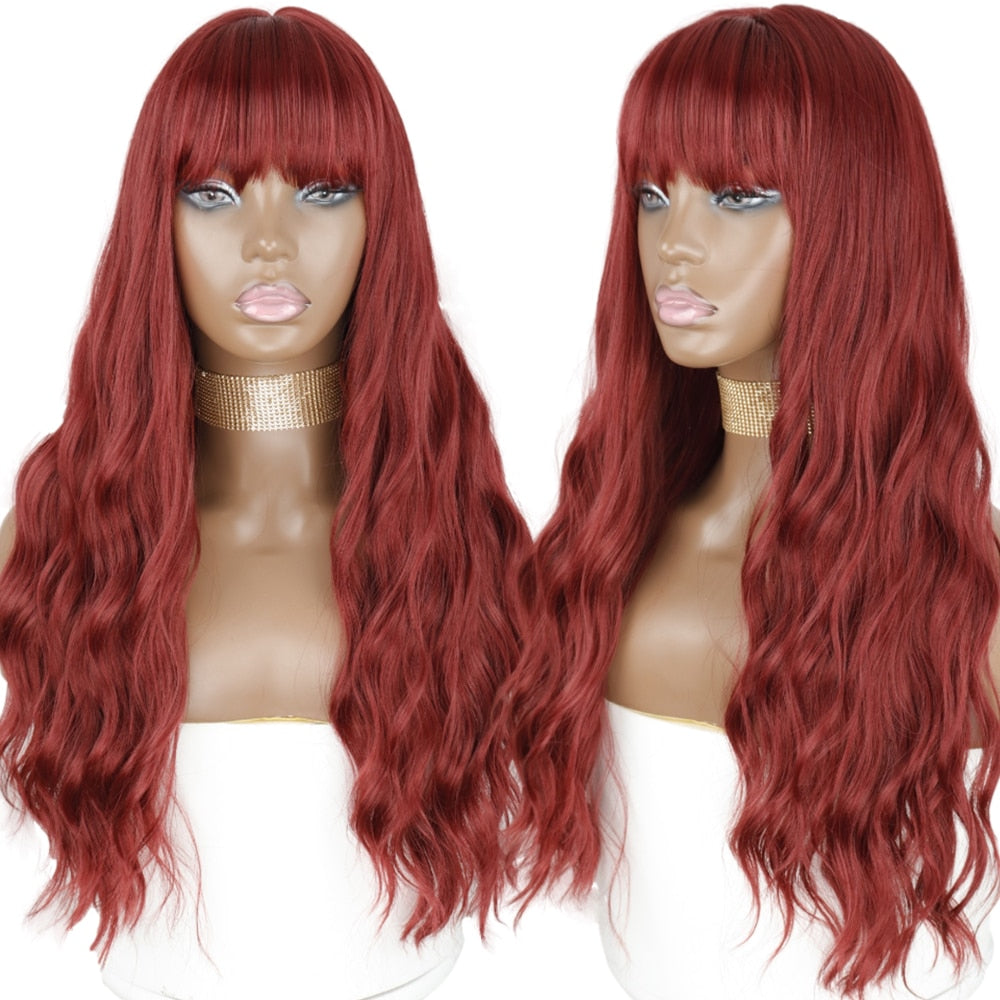 Peruca Feminina de Cabelo Sintético