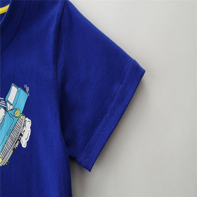 Camisa estampada de Carrinhos - 2 a 7 anos