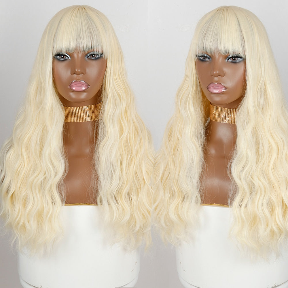 Peruca Feminina de Cabelo Sintético