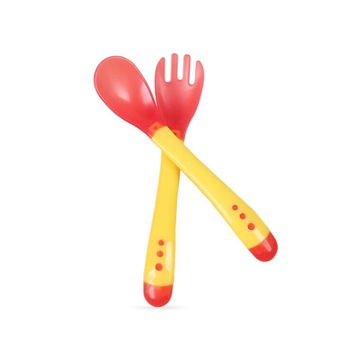 Tigela Infantil com Ventosa e Colher com Sensor de Temperatura