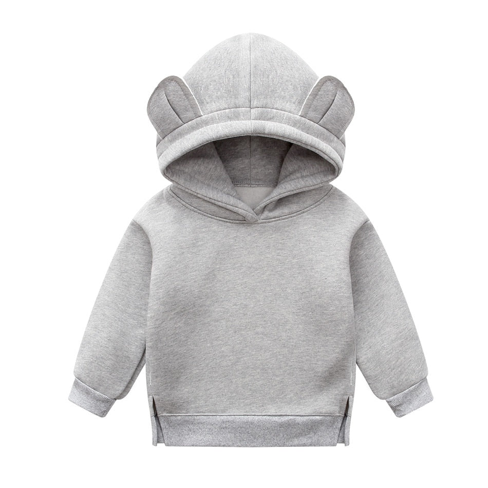 Blusa de moletom com capuz - 18 meses a 5 anos