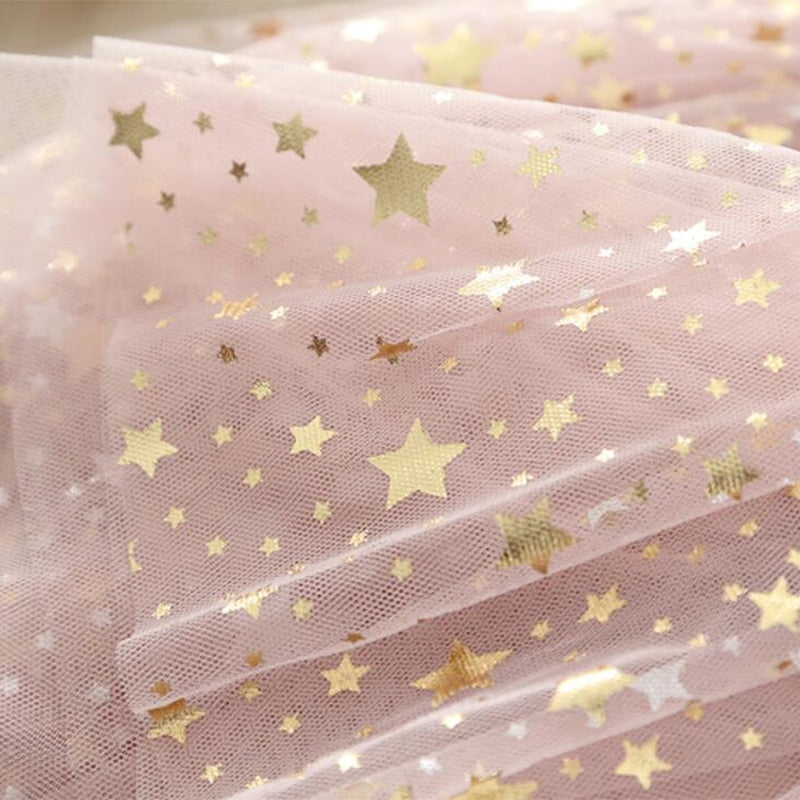 Vestido de Malha com Manga Comprida e Estampa de Unicórnio