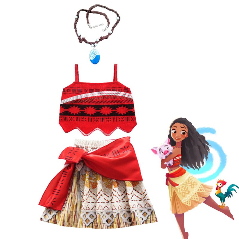 Fantasia da Moana - 3 a 10 Anos