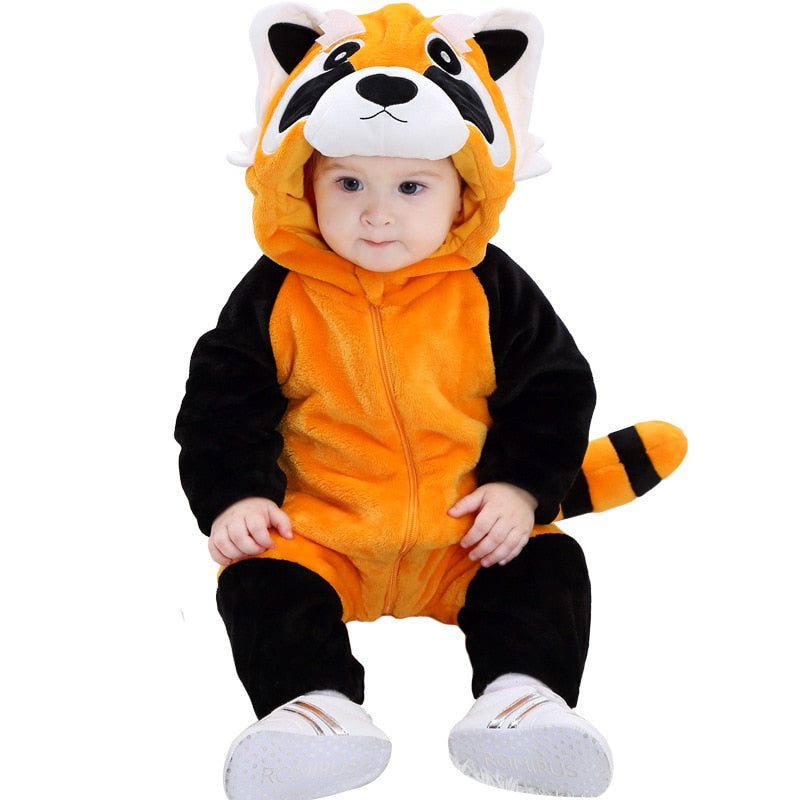 Fantasia infantil de Guaxinim - 1 a 36 meses
