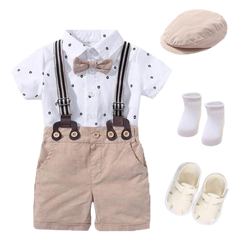 Conjunto de Roupinhas para Meninos - 5 peças (Batizado e festas)