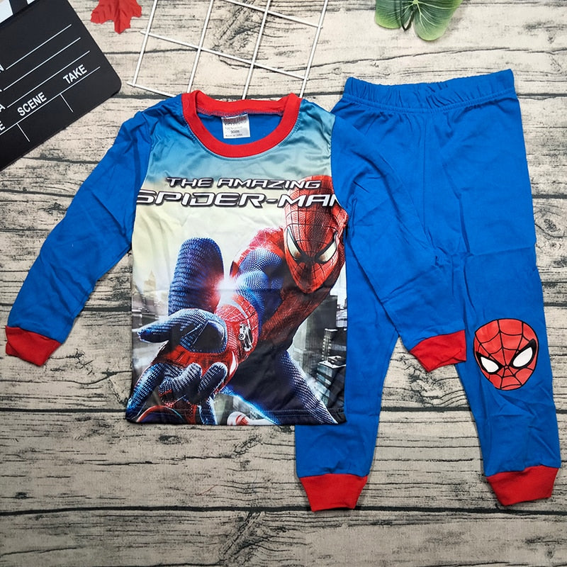 Conjunto Fantasias de Super Heróis Manga Longa - 2 a 7 anos