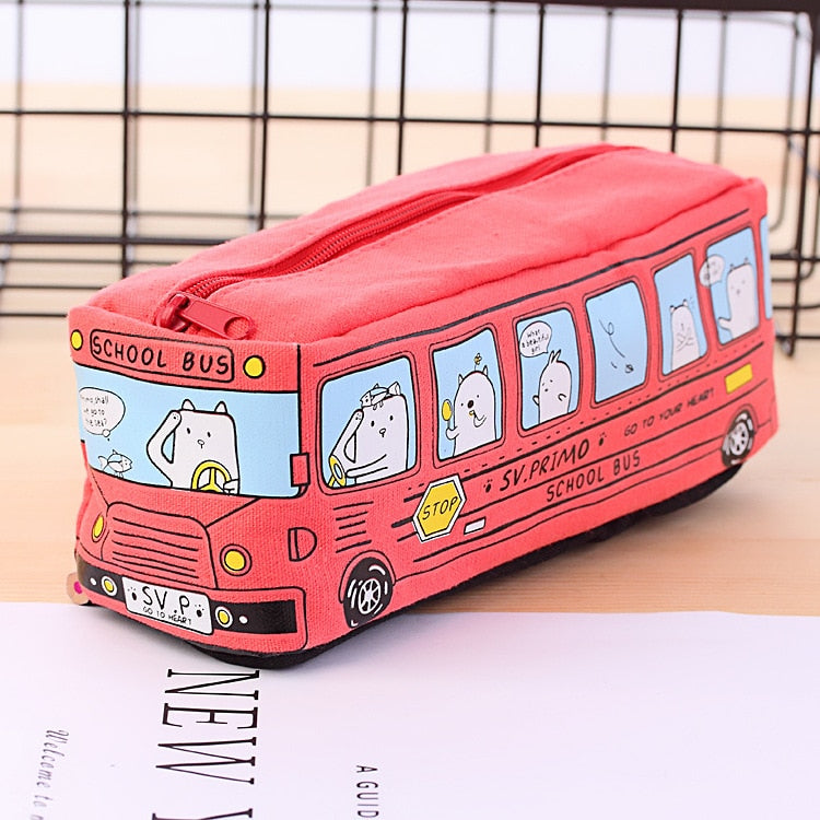 Estojo em Formato de Ônibus