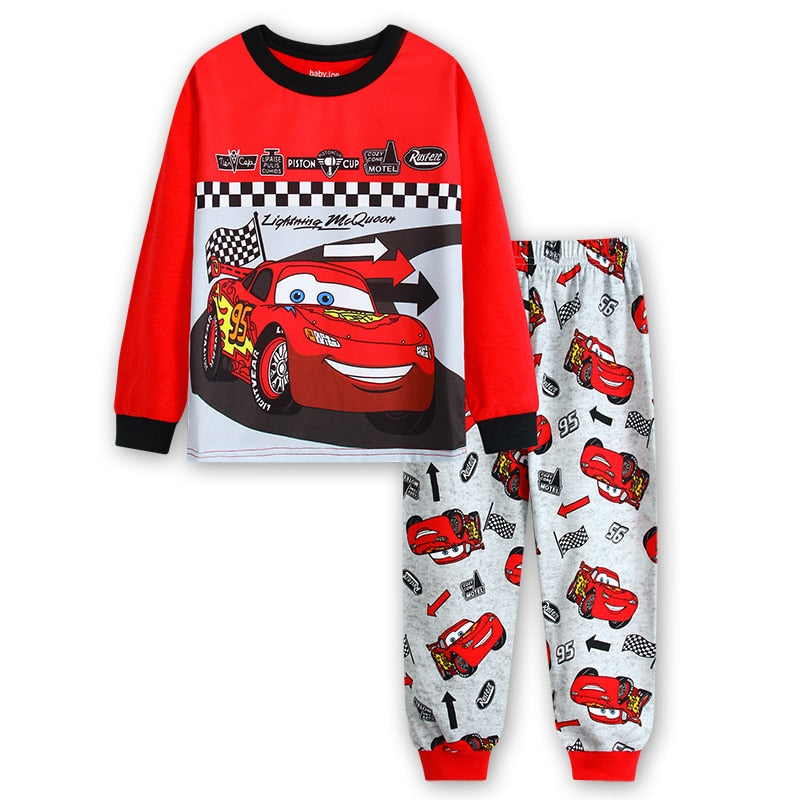 Conjunto de Pijama para Crianças Mcqueen - 2 a 7 anos