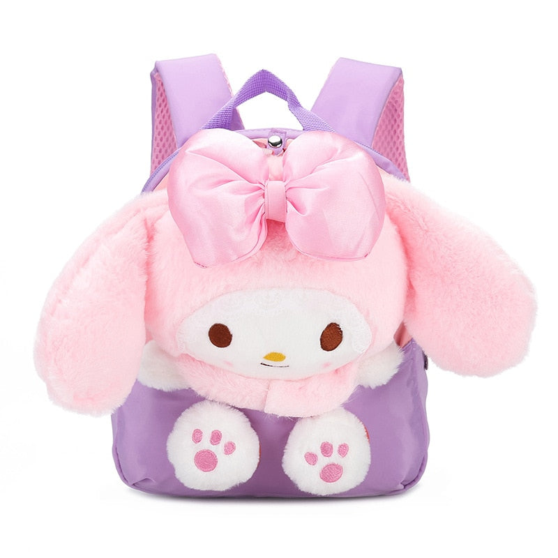 Mochila Escolar Infantil Animais de Pelúcia