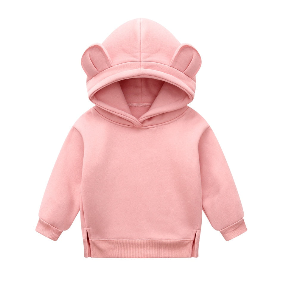 Blusa de moletom com capuz - 18 meses a 5 anos