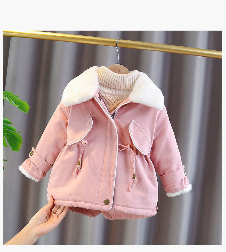 Jaqueta de Inverno Para Meninas - 2 a 7 anos