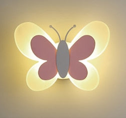 Luminária de LED em Formato de Borboleta