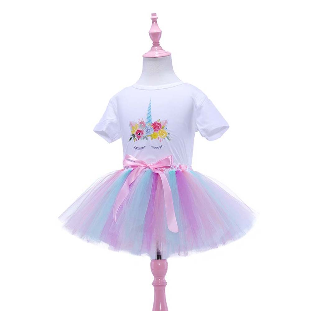 Fantasia Para Meninas Com Saia de Tutu - 2 a 8 Anos