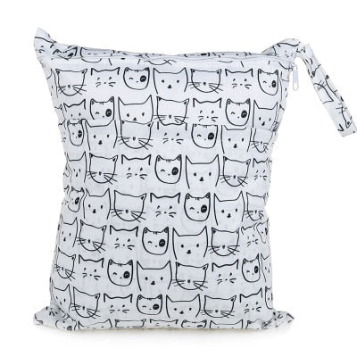 Bolsa Impermeável para Fraldas/Roupas Molhadas de Bebê