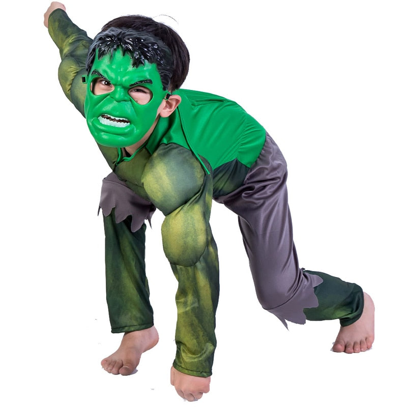 Fantasia super herói Hulk - 95 a 135 cm