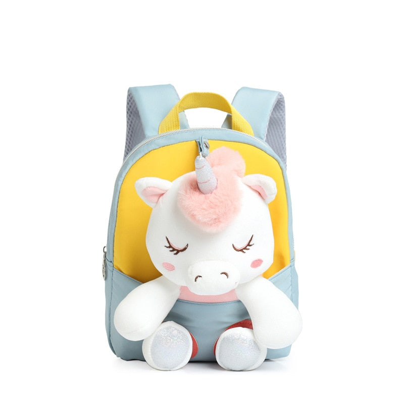 Mochila Escolar Infantil Animais de Pelúcia