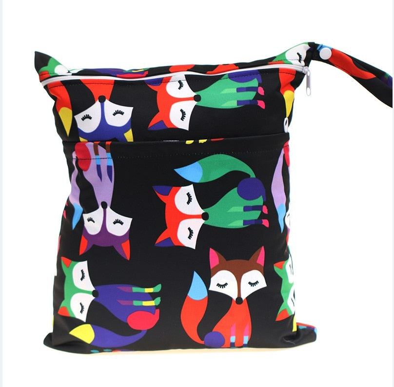 Bolsa Impermeável para Fraldas/Roupas Molhadas de Bebê