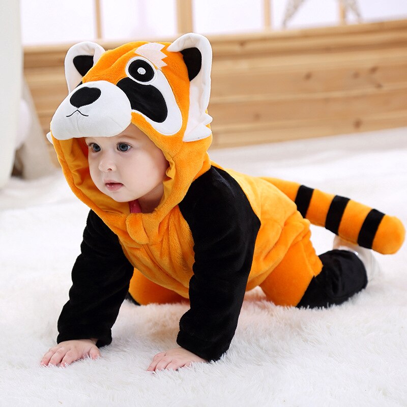 Fantasia infantil de Guaxinim - 1 a 36 meses