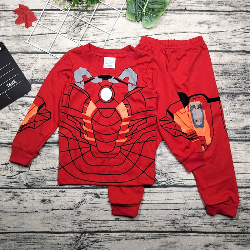 Conjunto Fantasias de Super Heróis Manga Longa - 2 a 7 anos