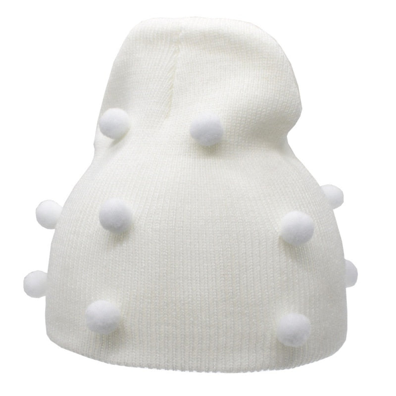 Touca Para Bebês Com Pompom
