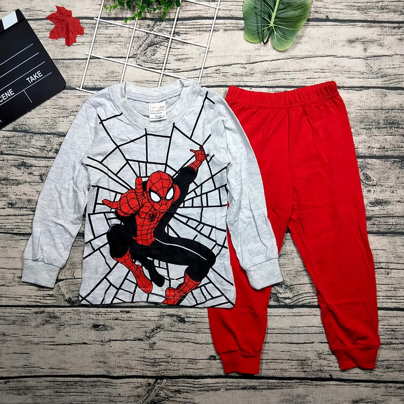 Conjunto Fantasias de Super Heróis Manga Longa - 2 a 7 anos