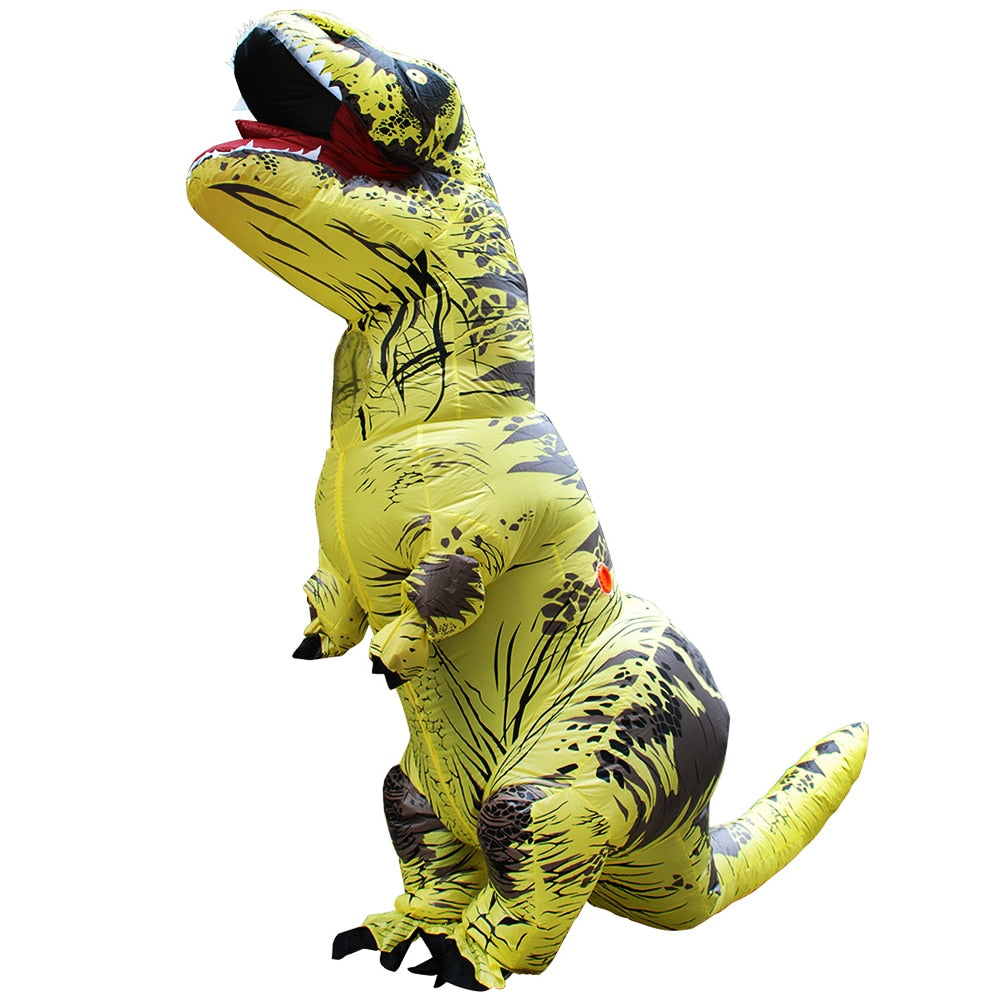 Fantasia de Dinossauro inflável corpo inteiro - infantil e adulto