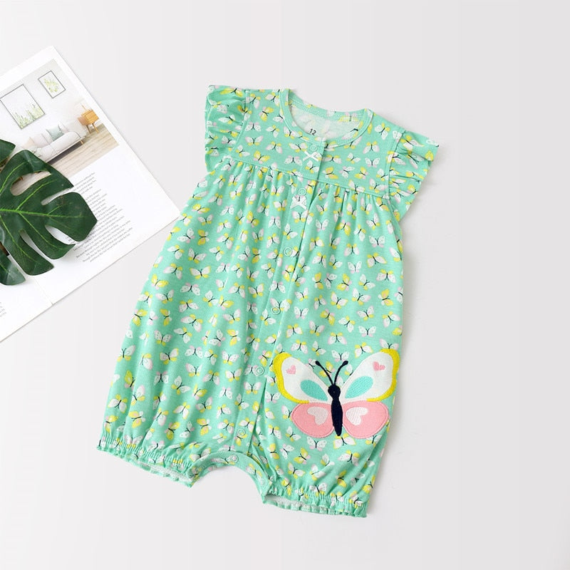 Body de Verão Para Meninas - 6 a 24 Meses