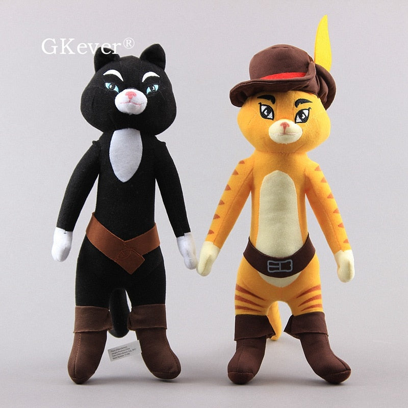 Gato de Botas em Pelúcia - 34 a 36 cm