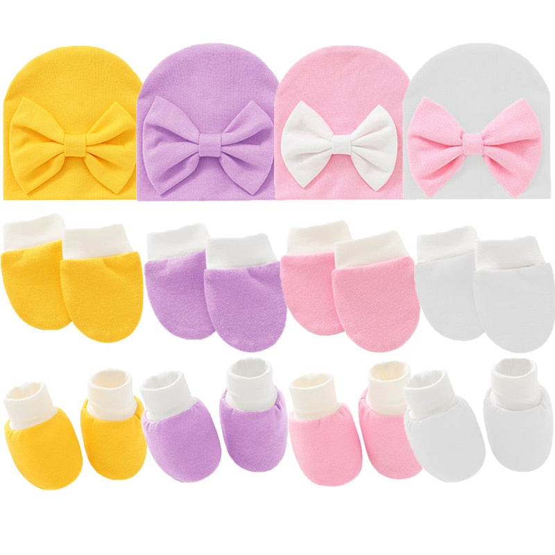 Conjunto de Gorro + Luvas + Meias (15 peças)