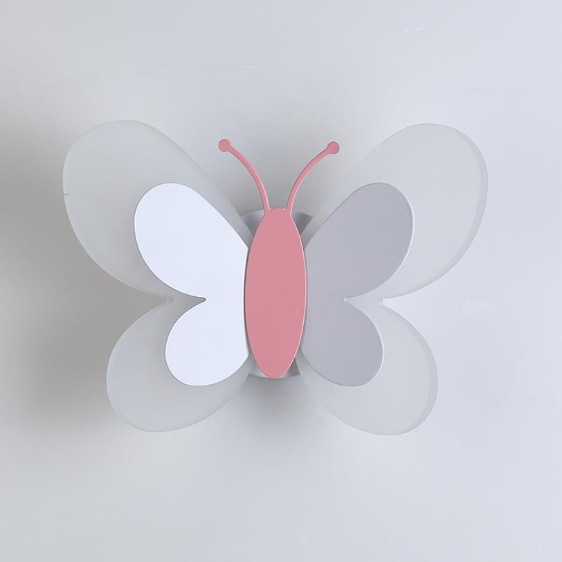 Luminária de LED em Formato de Borboleta
