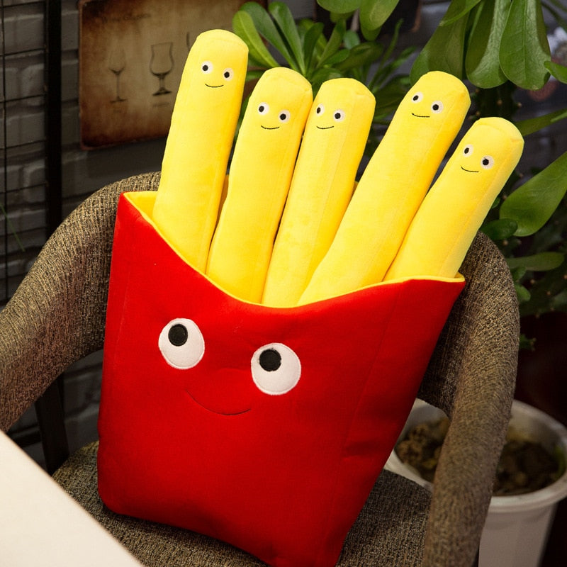 Pelúcia em Formato de Batata Frita 30cm a 50cm