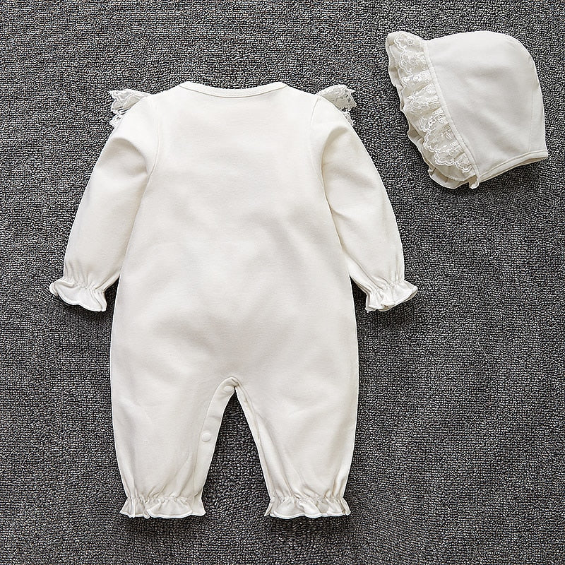 Kit Macacão e Touca 3 a 12 Meses