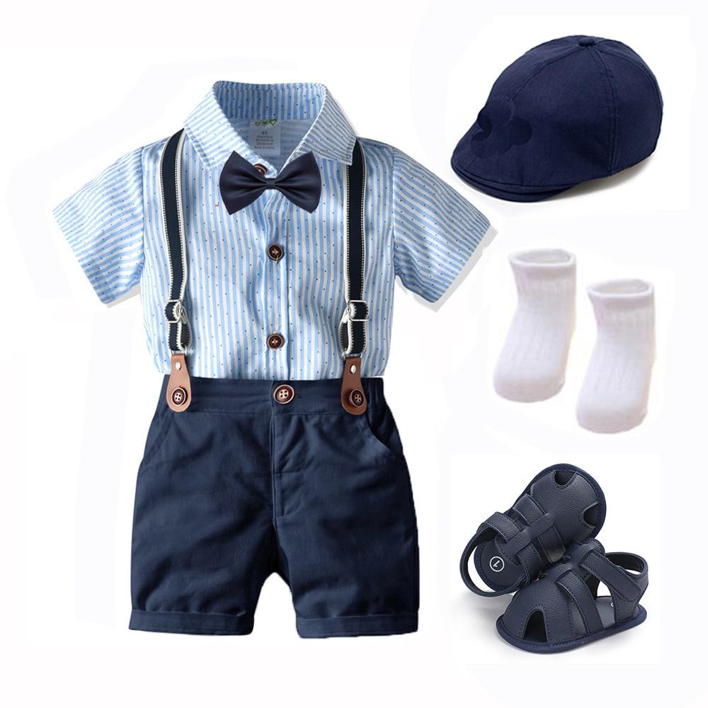 Conjunto de Roupinhas para Meninos - 5 peças (Batizado e festas)
