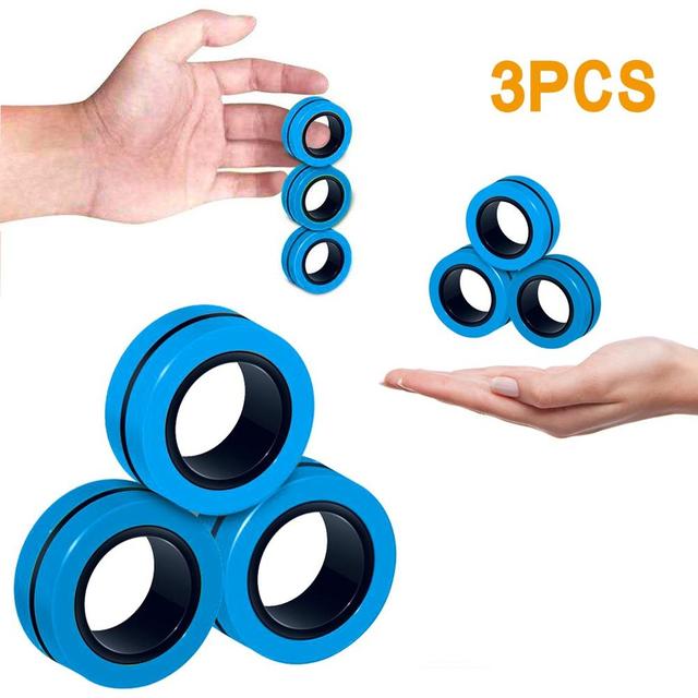 Spinner Magnético com 3 peças