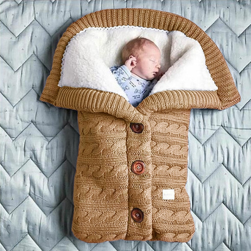 Sacos De Dormir Em Lã Para Bebês Até 6 Meses