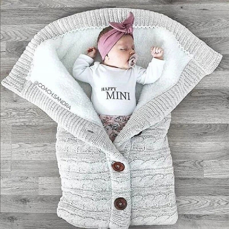 Sacos De Dormir Em Lã Para Bebês Até 6 Meses