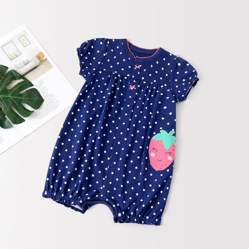 Body de Verão Para Meninas - 6 a 24 Meses