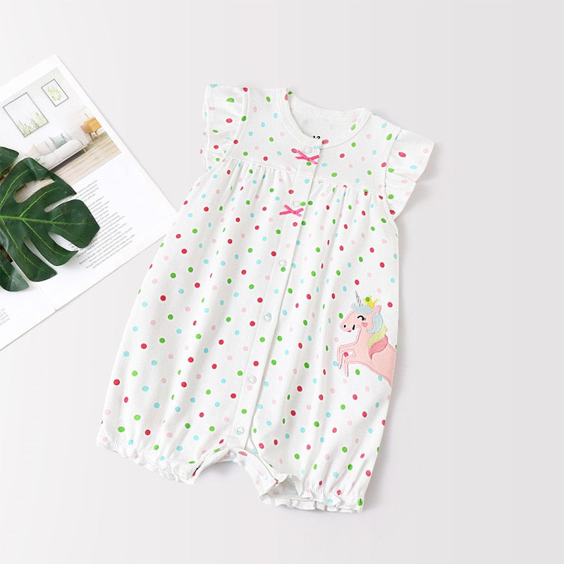 Body de Verão Para Meninas - 6 a 24 Meses