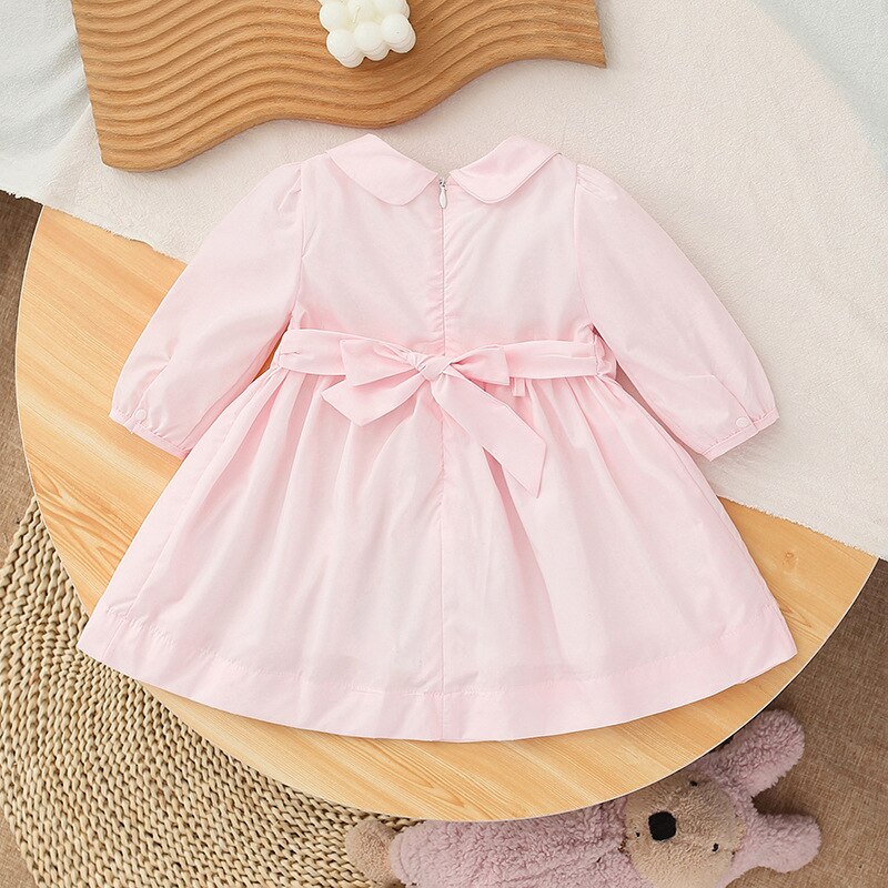 Vestido Com Detalhes Bordado de 09 Meses a 4 Anos