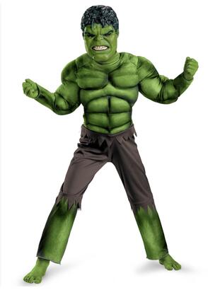 Fantasia super herói Hulk - 95 a 135 cm